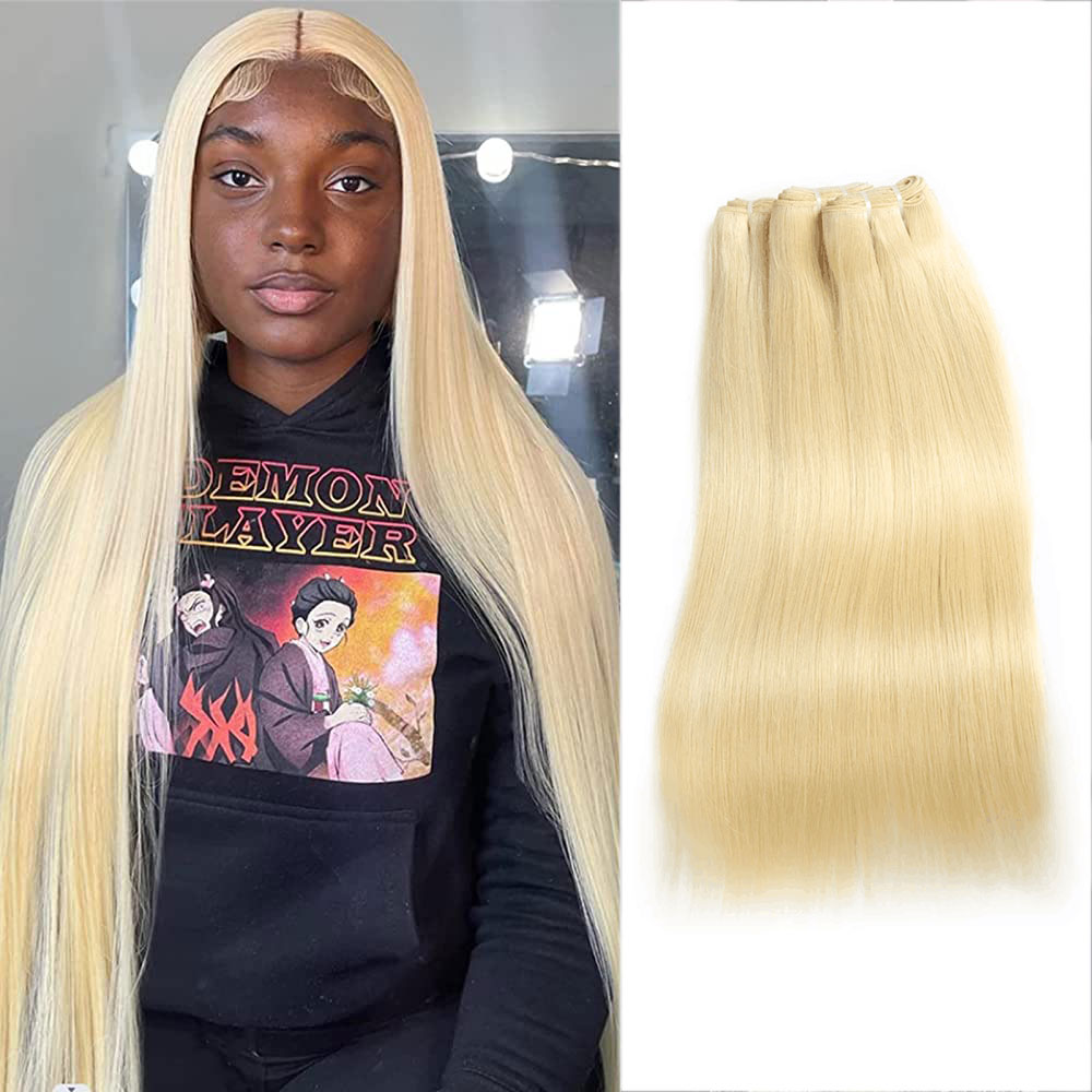 613 Blonde Straight Double Drawn Free Shipping Stema 
